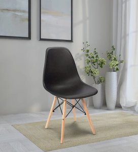 Eames Plastic Iconic Chair in Black Colour