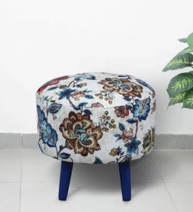 Elton Upholstered Foot stool in Multi-Colour