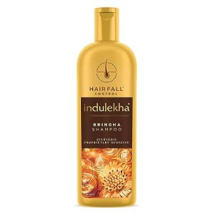 Indulekha Bringha, Shampoo, 200ml, for Hair Fall Control, with Bringharaj Extracts, Amla, Shikakai, Paraben-Free, for Men & Women