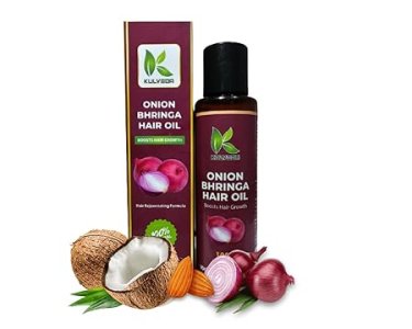 Kulveda Onion Bhringa Hair Oil Bhringraj Ayurvedic Hair Oil Hair For Men & Women - 100ml