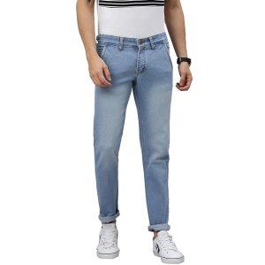 Urbano Fashion Men's Slim Fit Washed Jeans Stretchable