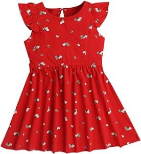 Hopscotch Girl's Knee-Length Casual Dresses