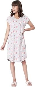 VERO MODA Women's Knee Length Cotton A-Line Dress