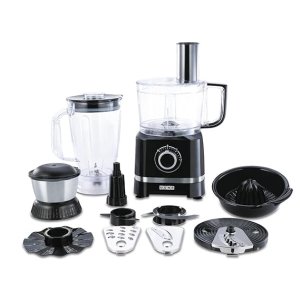 Usha ICHEF Food Processor 800 Watts Copper Motor with 9 Accessories & 8 Functions (Black)