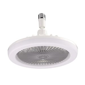 CLUB BOLLYWOOD® Ceiling Fan Lights E27 Fan Light for Bedroom Dining Room Office Gray